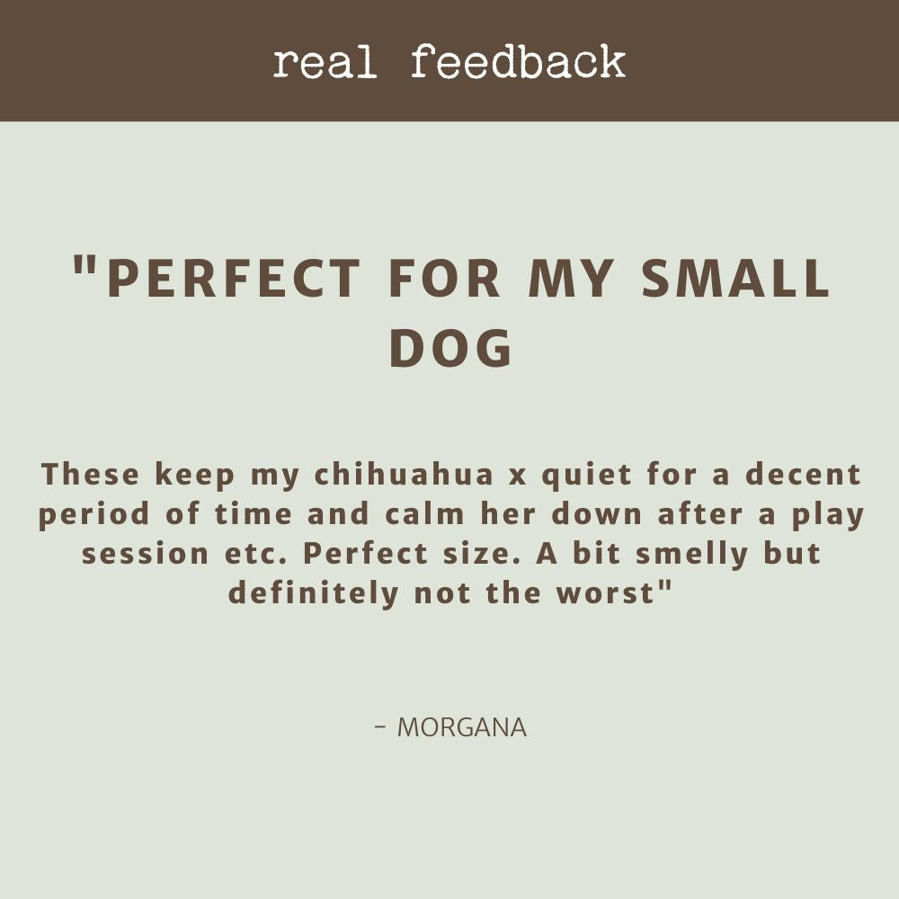 product review testimonial goat pizzle billy willies bonza dog treats