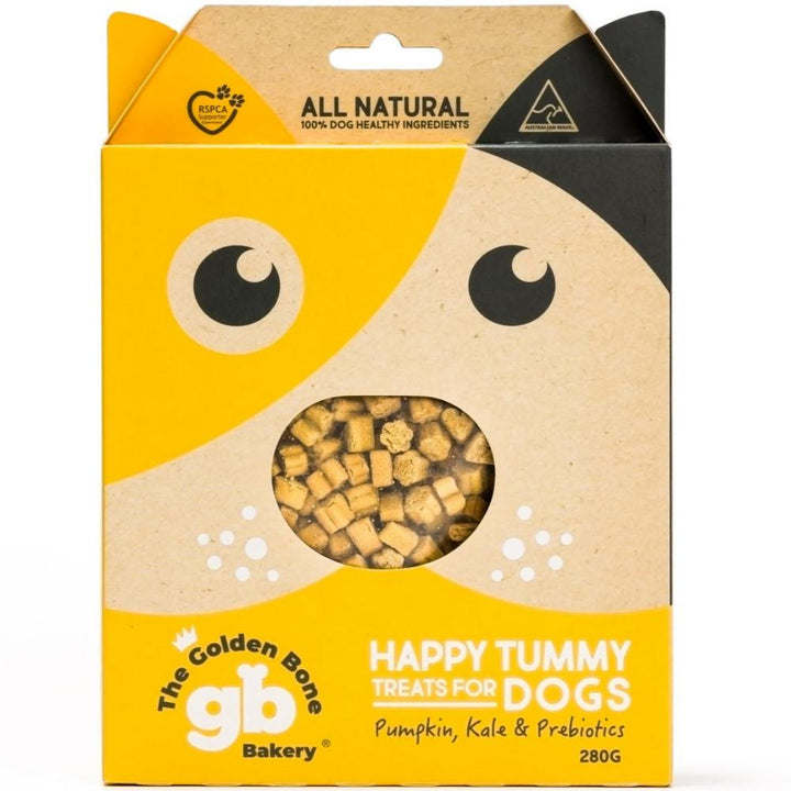 Happy Tummy training treats pack front Bonza Dog Treats