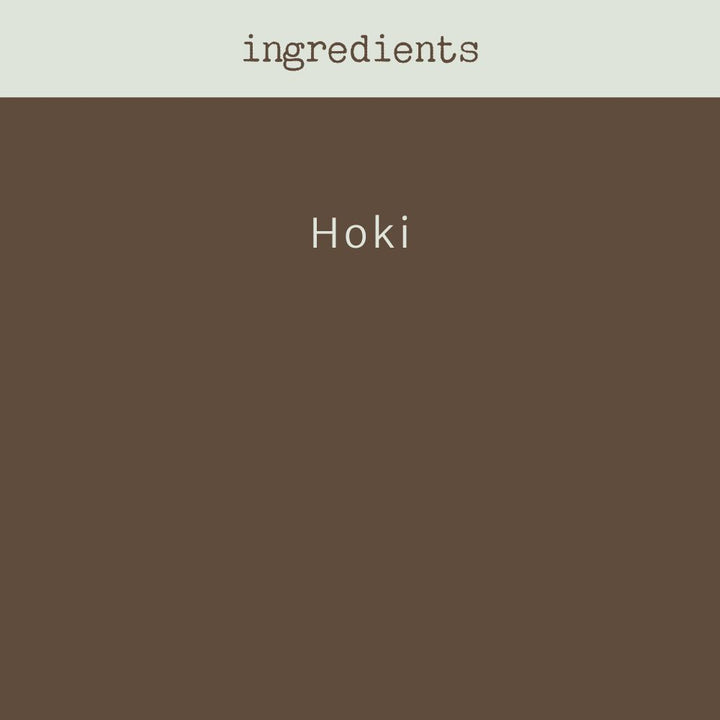 Ingredients tile Hoki Bonza Dog Treats