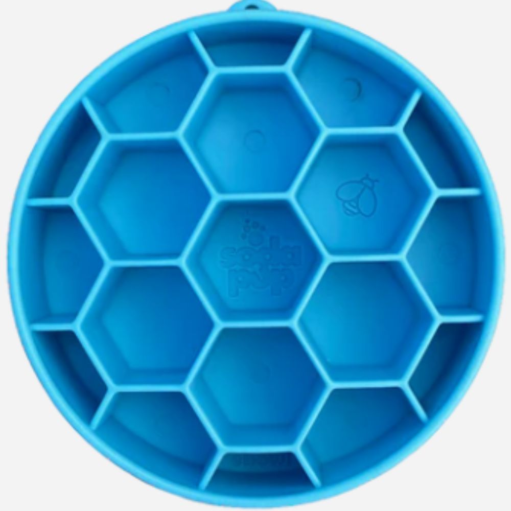 Blue Honeycomb Sodapup Ebowl Bonza Dog Treats