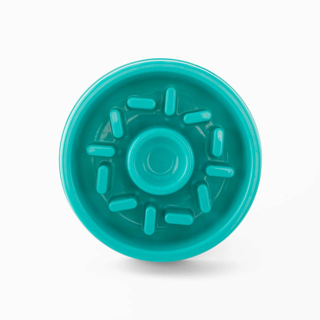 Zippy Paws Happy Bowl Donut Slow Feeder Turquoise 