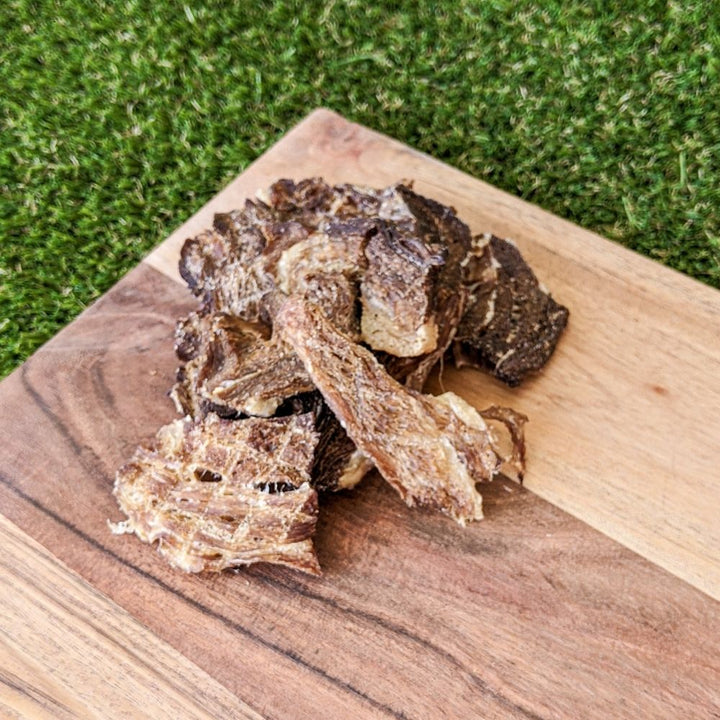 Wild Boar Jerky dehydrated dog treat Bonza Dog Treats