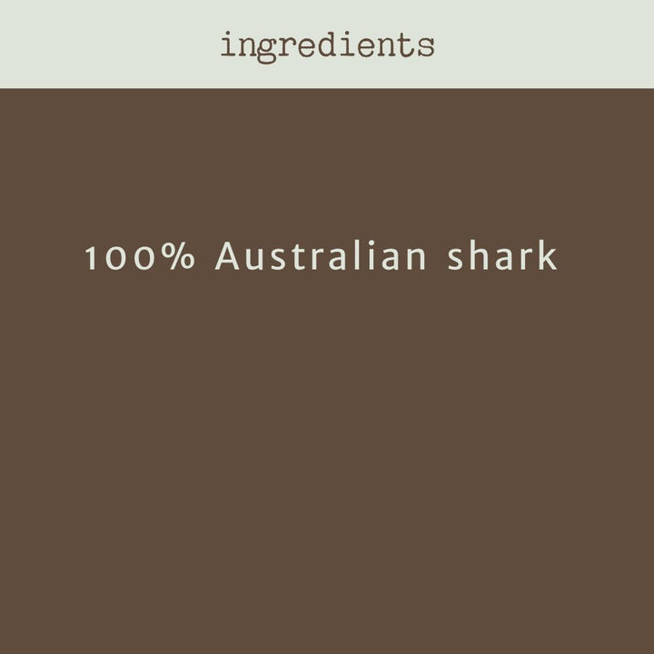 ingredients shark fillet bonza dog treats