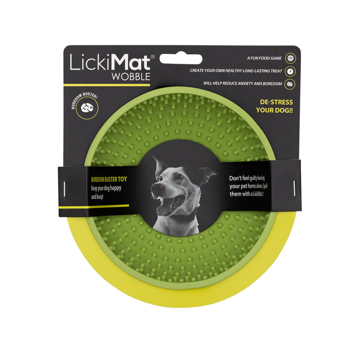 Lickimat Wobble Bowl greenn in packaging