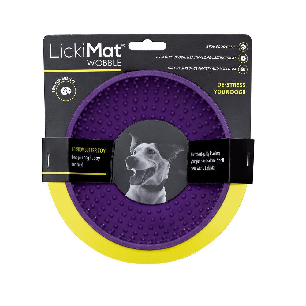 Lickimat Wobble Bowl Purple