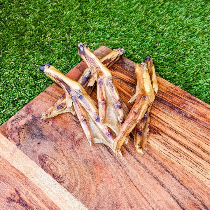 Duck feet crunchy treat Bonza Dog Treats