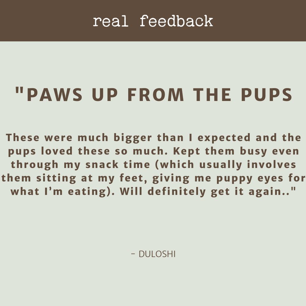 product review testimonial beef ears Bonza Dog Treats