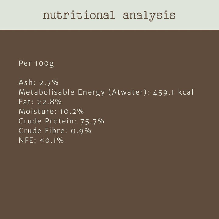 nutritional analysis pork snouts bonza dog treats