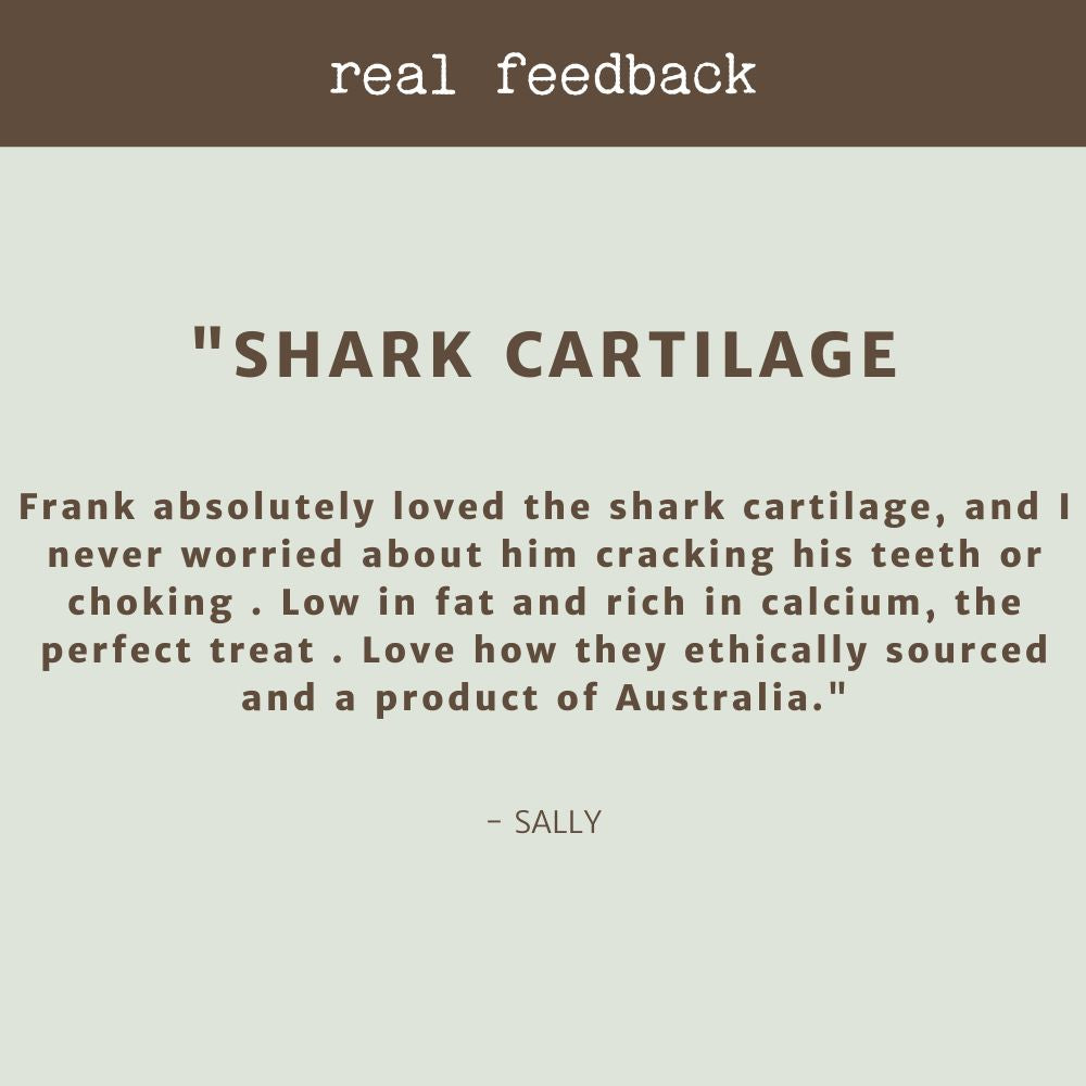 product review testimonial shark cartilage bonza dog treats