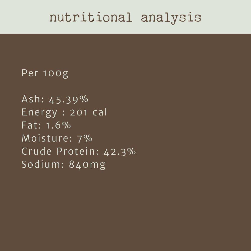 nutritional analysis shark cartilage bonza dog treats